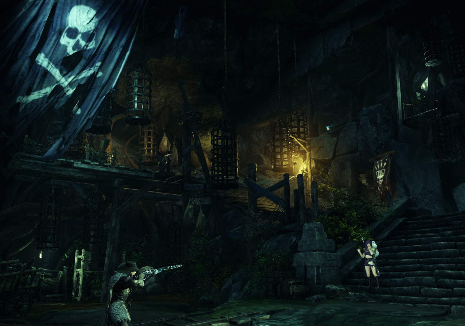 Souvarine and Za-Neria in Barnacles and Black Powder