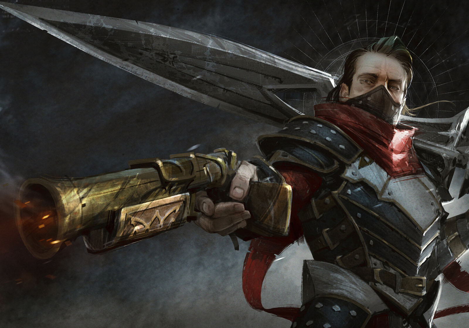 artist's rendition of the swordbearer