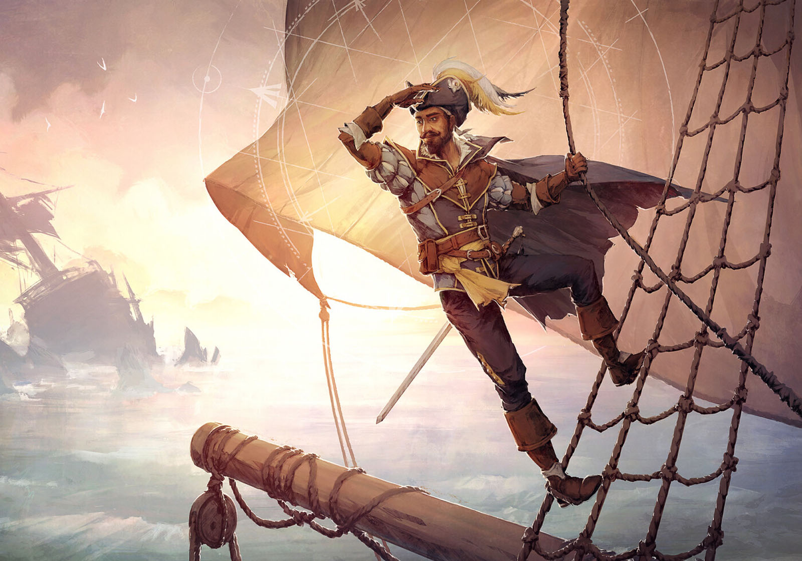 Loading screen art of the Musketeer archetype