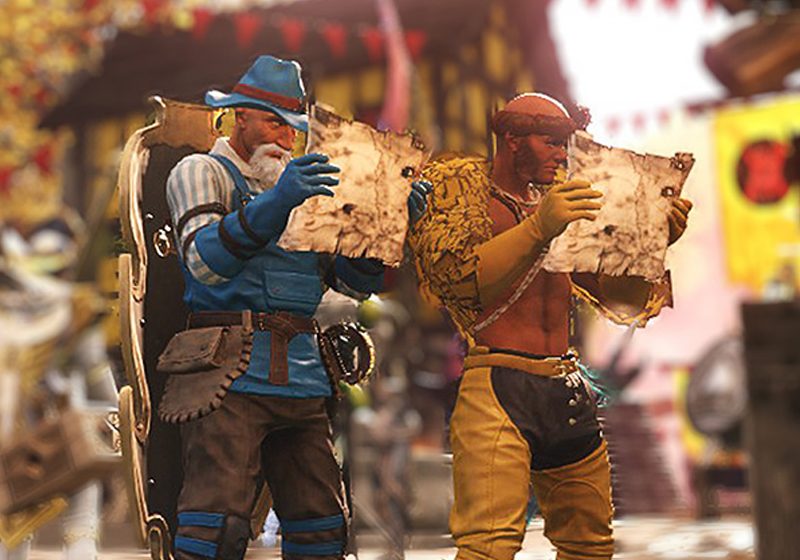 A couple of seasoned market players, shopping in style